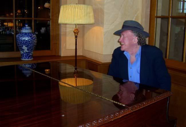 at the piano, Basel 08