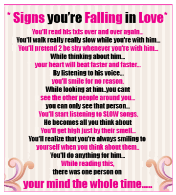 falling in love quotes images pictures. signs your falling in love