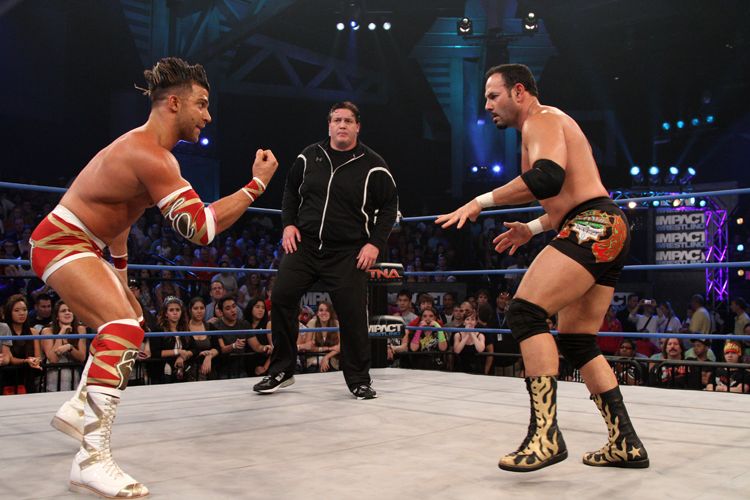 Robbie E vs. Chavo Guerrero with Joseph Park