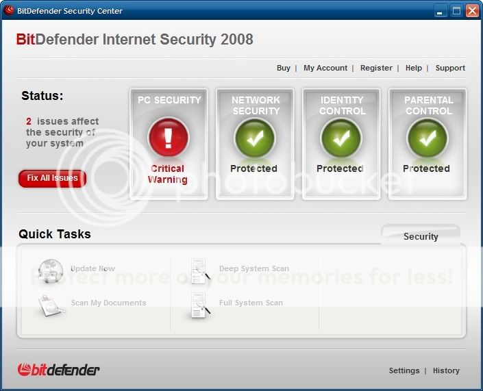 BitDefender Antivirus 2008 - мощный антивирус, способный обнаруживать